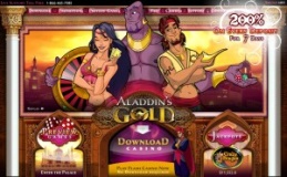 Aladdin's Gold Website Screenshot